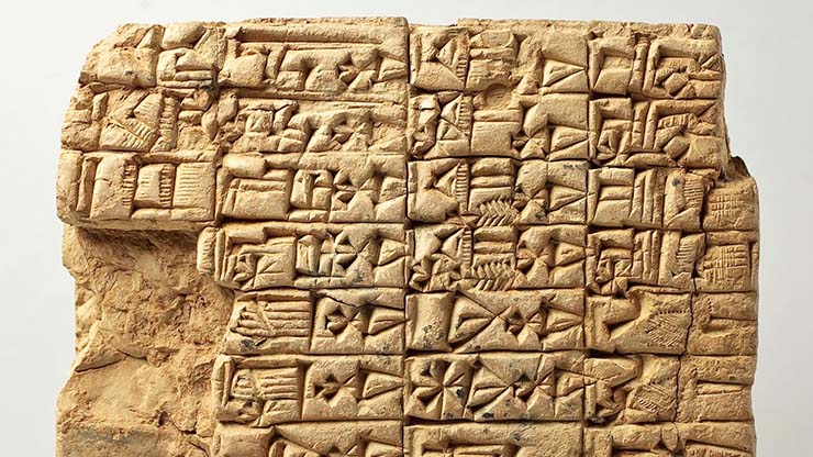 Ancient Sumerian records.